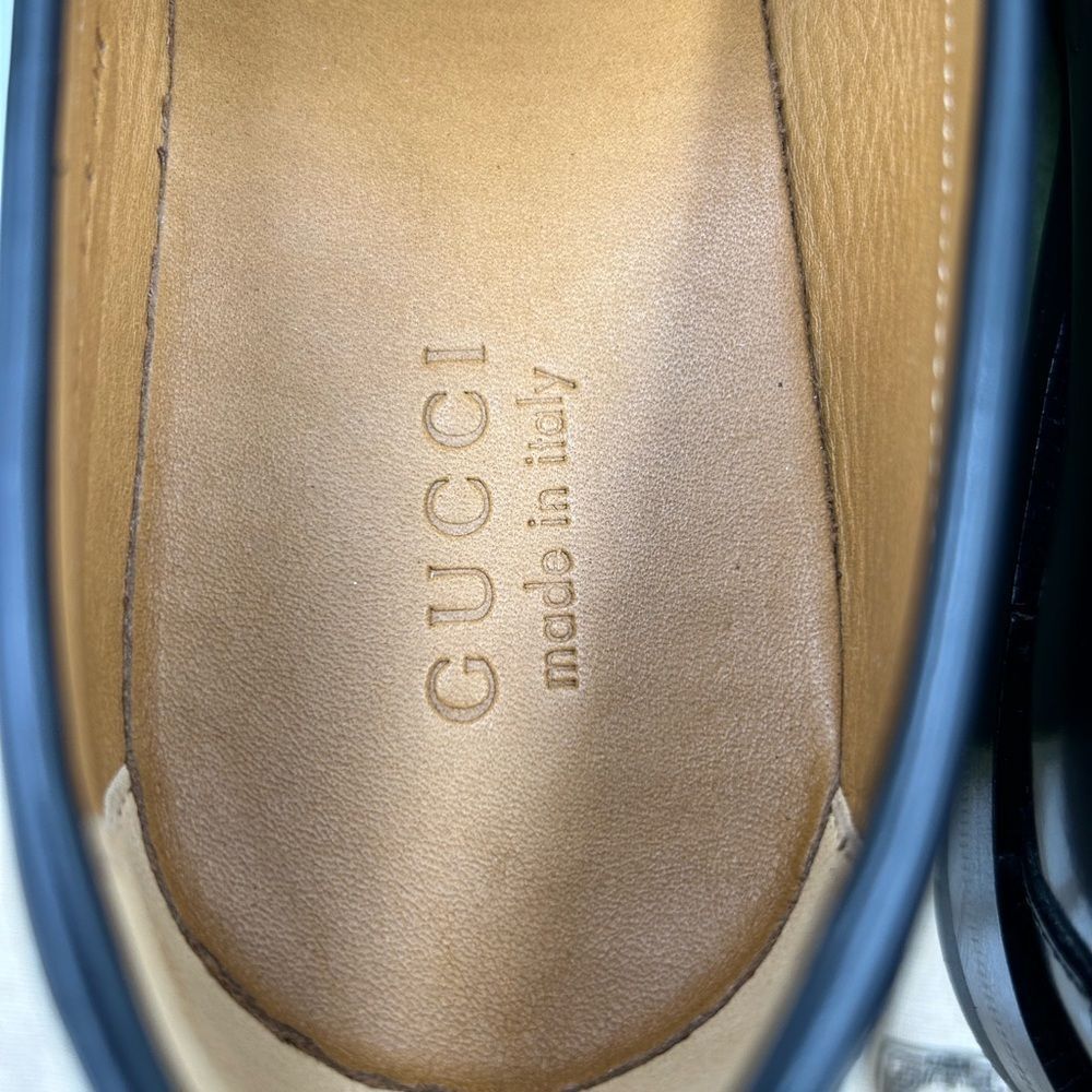 Men's Gucci millennial Supreme loafers size 12.5 made in Italy - Picture 9 of 12